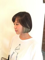 ヘアーアンドライフスタイル ルカヒ(Hair Life style LUKAHI) 【lukahi】アクセサリーカラー ×シンプルボブ