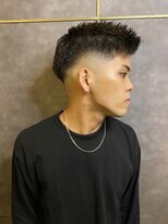 メンズオンリーサロン 創 立川&nbsp;フェード×アップバング<理容室><床屋/立川/バーバー>