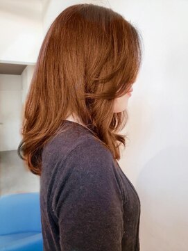 トップヘアー ガーデンヴィラ 安城(Garden Villa) しなやか極上のワンカールセミロング/ニュアンスカラー