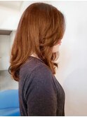 しなやか極上のワンカールセミロング/ニュアンスカラー