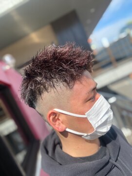 アイズ 海老名(AIZU) フェード　ショート　ジェットモヒカン　アップバング