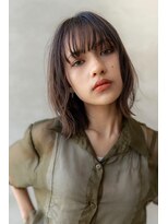イルハバナ 渋谷(ill HAVANA)&nbsp;ひし形くびれボブ/ハイライト/インナーカラー/ボブ/20代30代