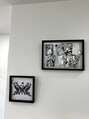 クラフト(Craft.) 姉が開店祝いに作ってくれた切り絵です。