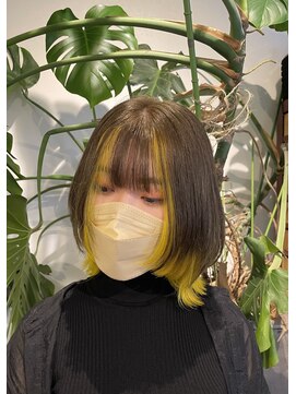 オンザ(ONTHE) beige × yellow