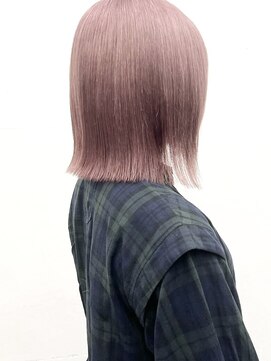 ココ 原宿(KOKO) 黒髪小顔クラゲヘアーオリーブグレーココアベージュボブ