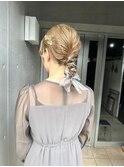 フルバング レッドブラウン 似合わせカット カルマパーマ