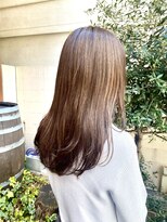 ココカラヘアー ニコ(cococara hair nico) レイヤーカット/オリーブカラー/春カラー/簡単スタイリング