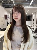 【Look at】20～30代レイヤーロングカーキベージュニュアンス