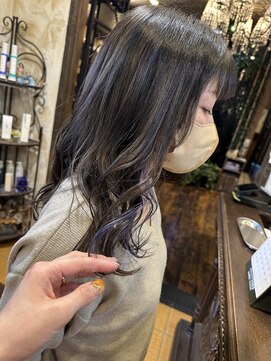ヘアー クリエイト カルバリ(HAIR CREATE Calbari) ブルーバイオレット インナーカラー