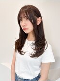 顔まわりレイヤー×透明感カラーE-73