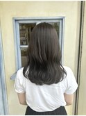 ＊ まとまりロング◎暗髪透明感のアッシュグレージュ