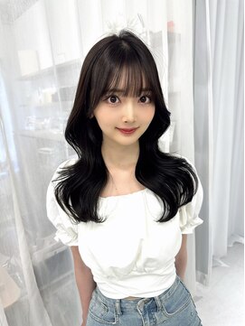 ハピネス 梅田茶屋町店(HAPPINESS) ミディアムレイヤー/韓国ボブ/髪質改善/顔まわり/ブリーチなし