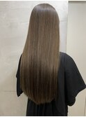 グレージュカラー×髪質改善トリートメント