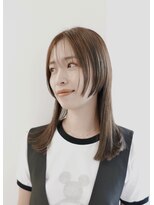 マスタード(MASTARD)&nbsp;20代30代40代ウルフ前髪アンブレラカラーこなれミディイメチェン