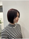 タッセルボブ×ボルドー