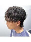 波巻きパーマ＋カット