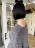 ボブ　ネイビーカラー