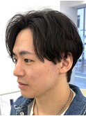 毛流れパーマ/メンズニュアンスパーマ/刈り上げマッシュ