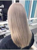   [美髪/ワイドバング/ホワイトブロンド/イメチェン/新宿]