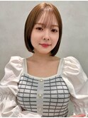 レイヤー/ネビージュ/韓国ヘア/イメチェン/縮毛矯正/中野/