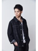 men's/メンズ/ブルーブラック/フェザーパーマ/サーフカール/池袋