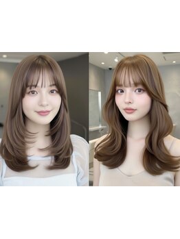 <圧倒的高評価な韓国レイヤーカット>毛先数ミリ単位にこだわる小顔を創る顔周りカット*[札幌大通駅]