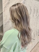 プログレス フレスポ富沢店(PROGRESS)&nbsp;コントラストバレイヤージュ/プラチナシルバー/10代20代30代