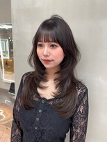 ロンドミラー 博多店(Lond Mirror)&nbsp;エレン指名/レイヤーカット/ハッシュカット/ブリーチ/暗めカラー