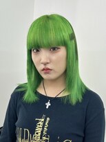 エゴ 池袋(EGO) グリーンカラー ミントカラー ハイトーン デザインカラー