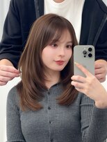 アマトウキョウスマートサロン(AMA TOKYO×Smart Salon) くびれレイヤー/顔まわりカット/レイヤーカット/小顔ヘア
