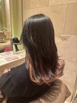 アクセル エルヴェ 鹿沼店(AXCEL E'LEVER)&nbsp;垢抜け縛っても可愛いインナーカラー