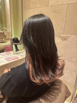 アクセル エルヴェ 鹿沼店(AXCEL E'LEVER) 垢抜け縛っても可愛いインナーカラー