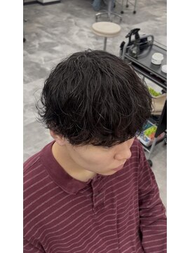 オム ブランシェ(HOMME BLANCHE’) 【Seira】緩めシャドウパーマ×ケアクリームパーマ