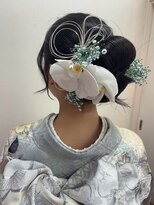 アカネ(Akane)&nbsp;成人式ヘアセット　振袖着付け　10代 20代