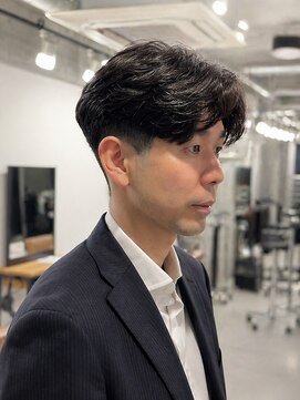ワンズ リー 下北沢店(ONE's ly) ハイライト/マッシュパーマ/ウルフ/アッシュブラック/下北沢駅