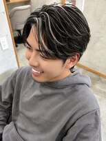 インスヘアー 東加古川店(INCE HAIR)&nbsp;ホワイトハイライト、ニュアンスパーマ…NATSUKI