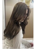 ニルバ(niLva) ブリーチなしカラー透明感オリーブベージュグレージュ