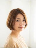 川越/ショート/ボブ/ハイライト/白髪ぼかし/白髪染め