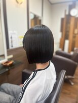 トップヘアー 玉島店(TOP HAIR) 《TOPHAIR 玉島店/ もも》縮毛矯正×切りっぱなしボブ
