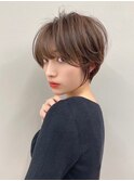 ナチュラルショート/ミルクティーベージュ/30代40代50代