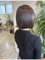 フゥカ 売市店(fuka)&nbsp;【まとまるボブ】大人可愛いボブ×アッシュブラウン　八戸