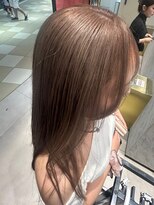 ケーツー エム 京都ラクエ(k-two emu)&nbsp;ブリーチなしダブルカラー*透明感カラー*髪質改善*ロングヘア