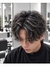 【メンズ】Men'sカット+シャドーorフェザーパーマ+トリートメント ￥11500