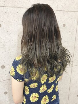 アールプラスヘアサロン(ar+ hair salon) ミルクティー×デザイングラデーション