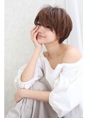 【FRAME天王寺駅前/全席個室サロン】大人かわいいひし形ショート