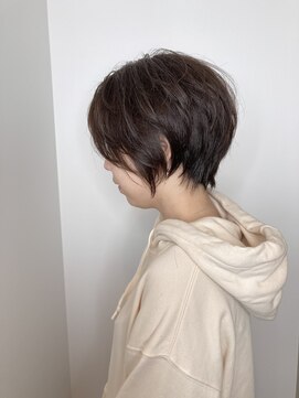 ナンバー(number+) 20代30代ミニボブココアブラウン小顔美肌ストレート丸み