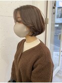 タンバルモリ　ベージュカラー  レイヤーボブ