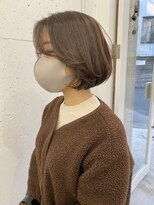 エマ 中山店(EMMA)&nbsp;タンバルモリ　ベージュカラー  レイヤーボブ