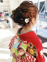 フリージュア(FREEJUA)&nbsp;[FREEJUA/北上尾]成人式・ロング振袖ヘアアレンジ