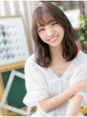 くせ毛風ニュアンスカラー小顔エアリーミディa志木20代30代40代